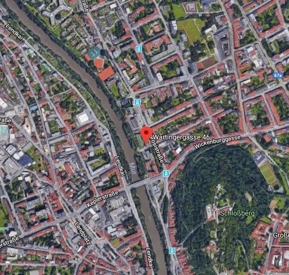 Tiefgaragenstellplatz zu vermieten - Wartingergasse 46, 8010 Graz